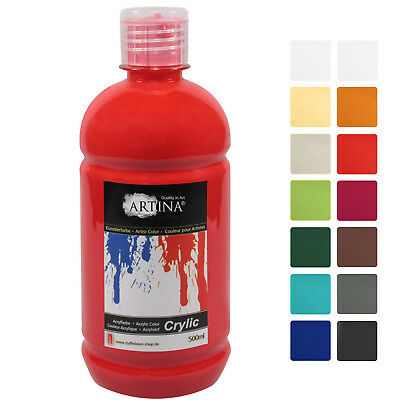 500 Ml Acrylfarbe Malfarbe Künstlerfarbe Farbe Malen Acrylfarben Künstler Tuben