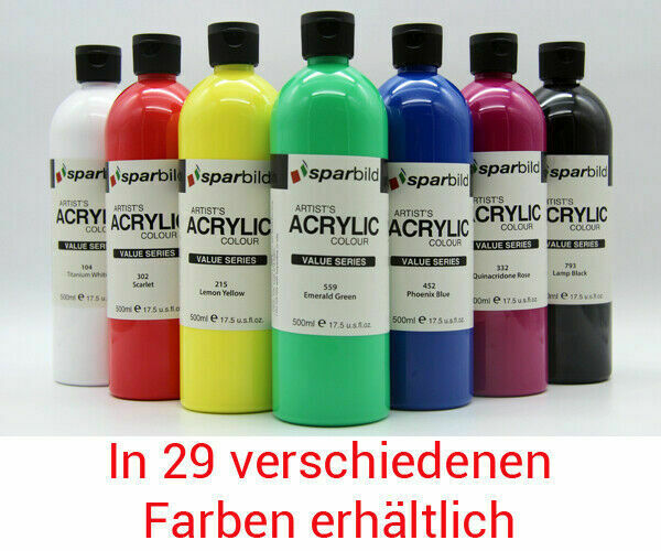 Acrylfarben 500 Ml Von Sparbild Flaschen Malfarbe/acrylfarbe Künstler Malfarben